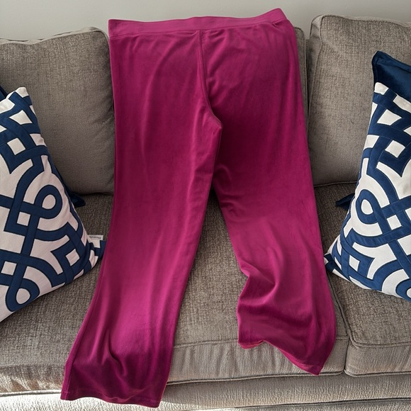 EUC Lilly Pulitzer Velour Pants Sz XL - Picture 4 of 4